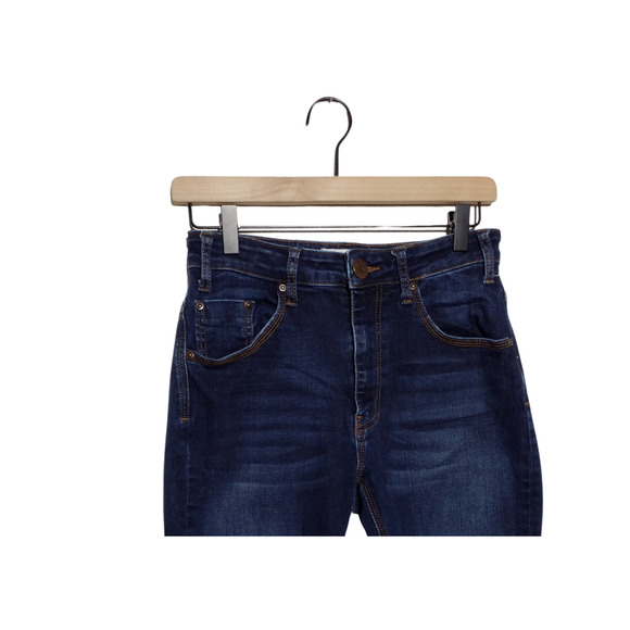 One Teaspoon Skinny Jeans Blue Mid Rise Stretch Denim Size 29 - Picture 2 of 6